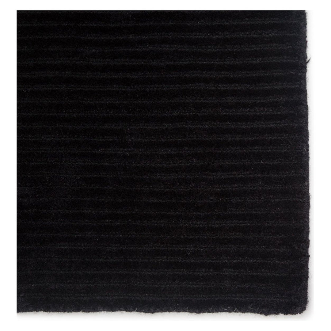 Jaipur Living Basis Handmade Solid Black Area Rug (5'X8')