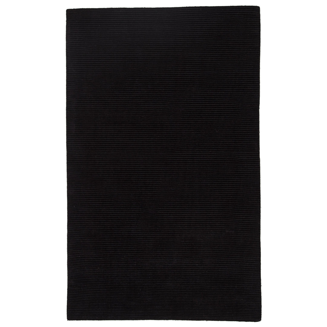 Jaipur Living Basis Handmade Solid Black Area Rug (2'X3')