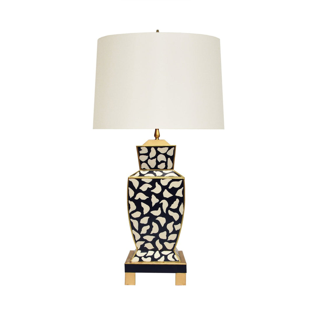 Bianca - Hand Painted Urn Shape Tole Table Lamp