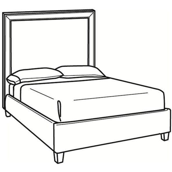 Keaton BK100-S King Bed-CR LAINE-CRLAINE-BK100-T-BedsTall King Bed (80W)-2-France and Son