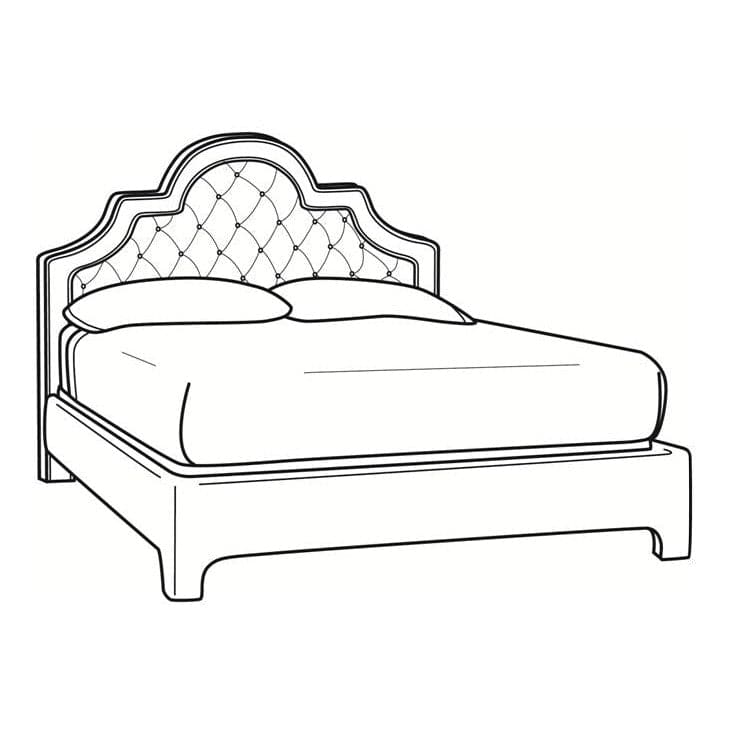 Kylie BK160 King Bed-CR LAINE-CRLAINE-BK160-BedsKing Bed (80.5W)-1-France and Son