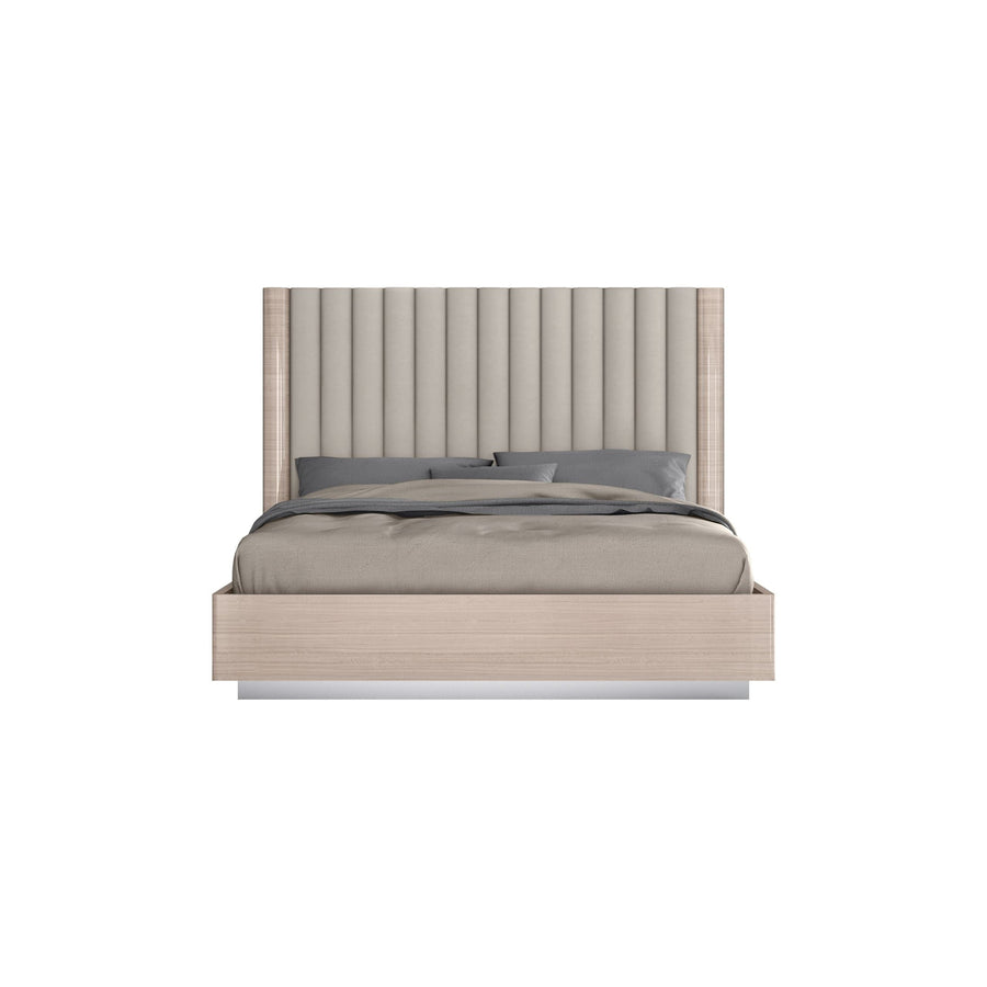 Waves Bed-Whiteline Modern Living-WHITELINE-BK1753-BEI/BEI-BedsKing-1-France and Son