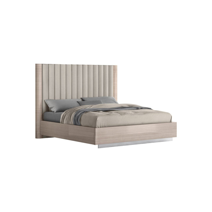 Waves Bed-Whiteline Modern Living-WHITELINE-BK1753-BEI/BEI-BedsKing-3-France and Son