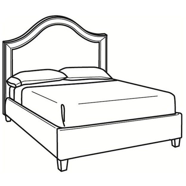 Alexa BK300-S King Bed-CR LAINE-CRLAINE-BK300-S-BedsShort King Bed (80W)-1-France and Son