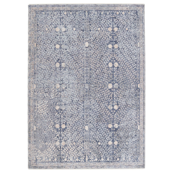 Jaipur Living Larkin Floral Blue/ Light Gray Runner Rug (3'X10')