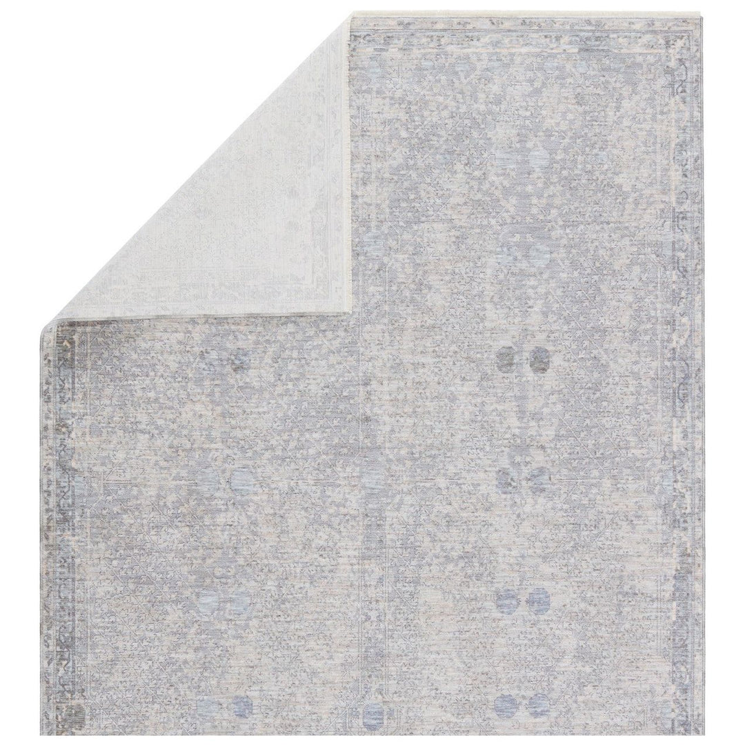 Jaipur Living Larkin Floral Light Gray/ Beige Runner Rug (3'X10')