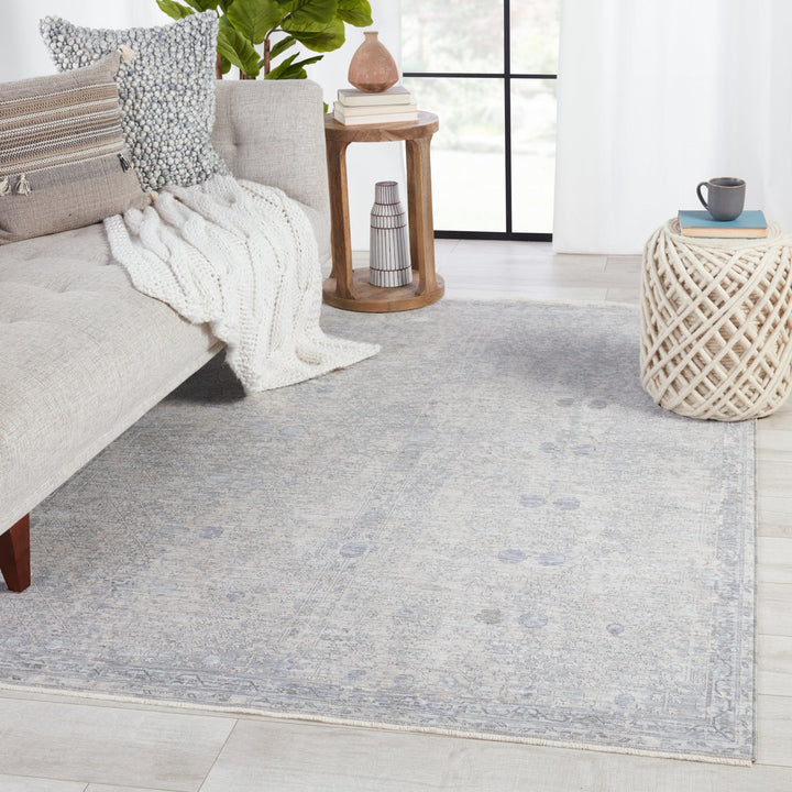 Jaipur Living Larkin Floral Light Gray/ Beige Area Rug (10'X14')