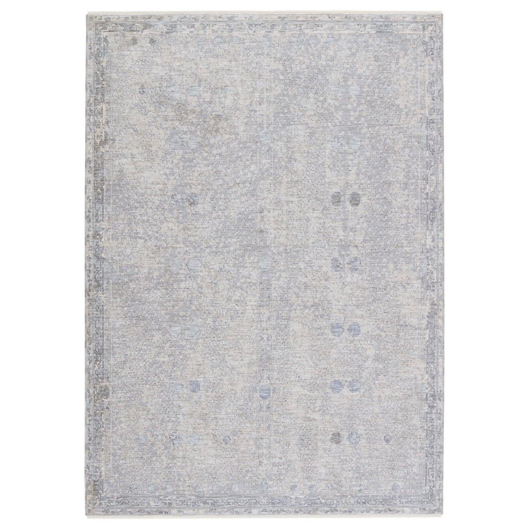 Jaipur Living Larkin Floral Light Gray/ Beige Runner Rug (3'X10')