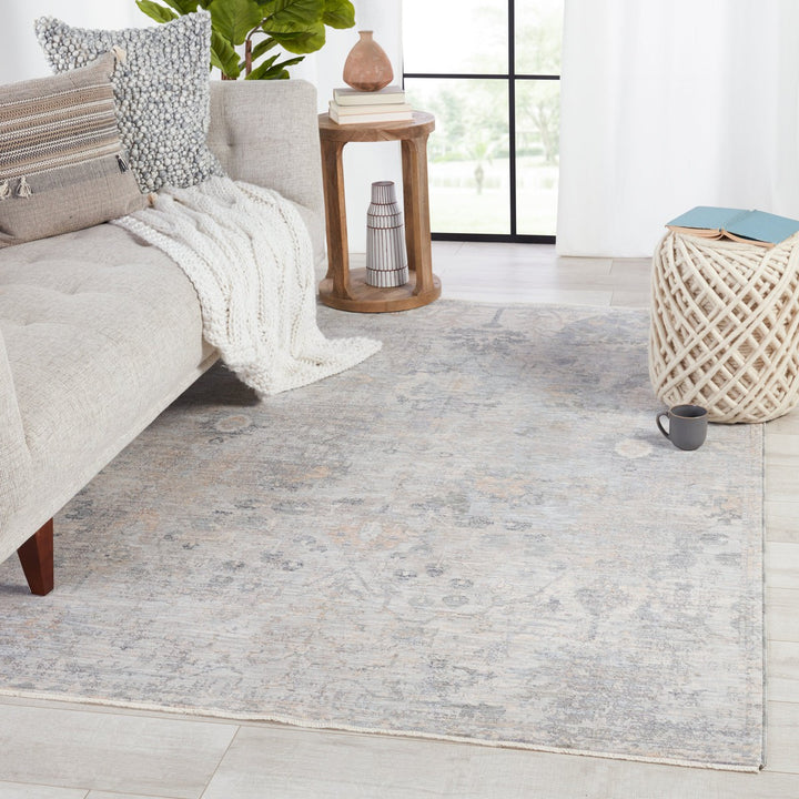 Jaipur Living Seraph Medallion Gray/ Beige Runner Rug (3'X10')