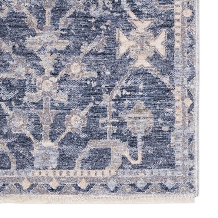 Jaipur Living Seraph Medallion Blue/ Gray Runner Rug (3'X12')