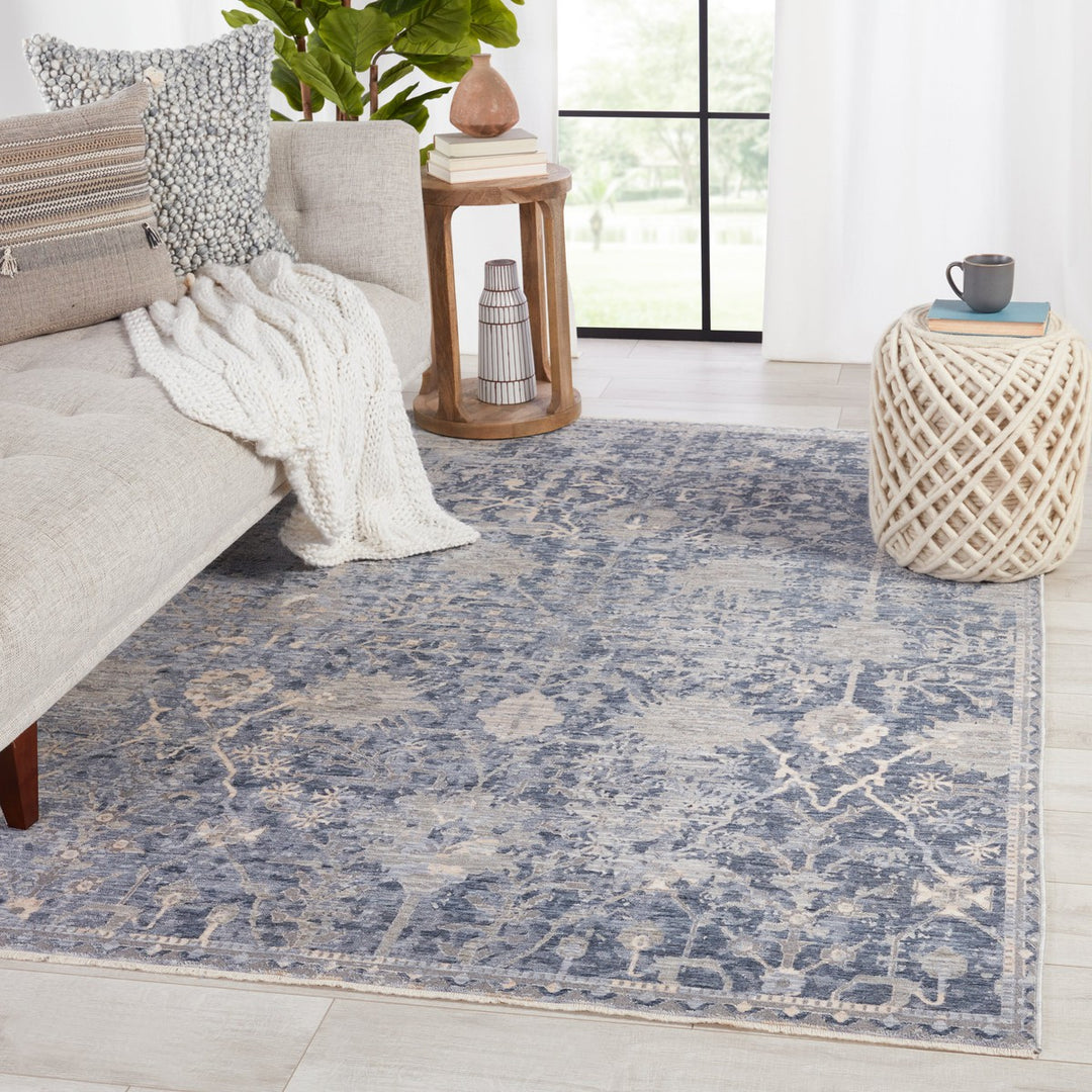 Jaipur Living Seraph Medallion Blue/ Gray Area Rug (9'X12')