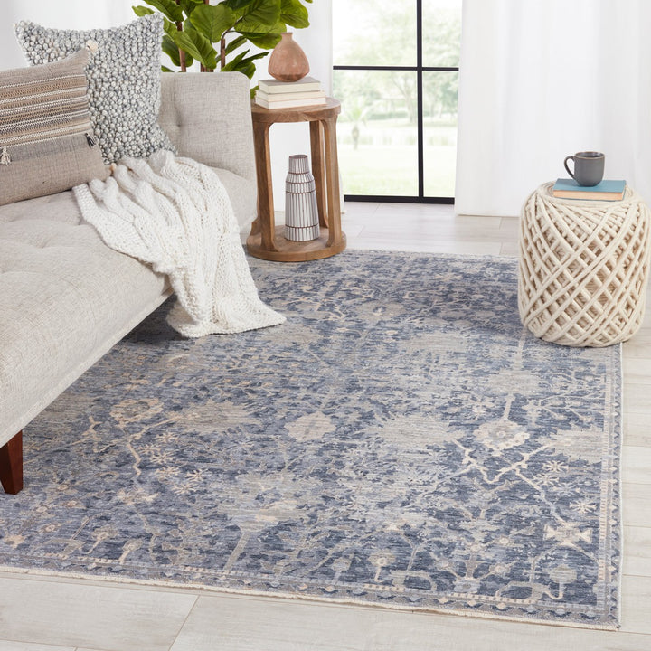 Jaipur Living Seraph Medallion Blue/ Gray Area Rug (4'X6')