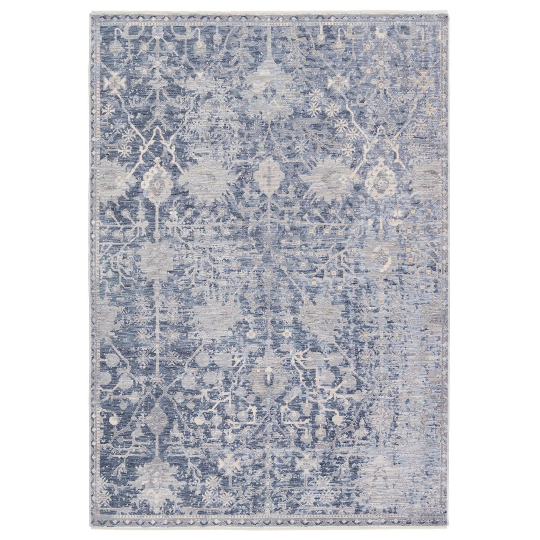 Jaipur Living Seraph Medallion Blue/ Gray Runner Rug (3'X12')