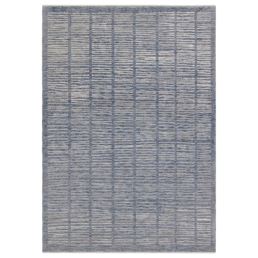 Jaipur Living Dounia Striped Blue/ Light Gray Area Rug (8'X10')