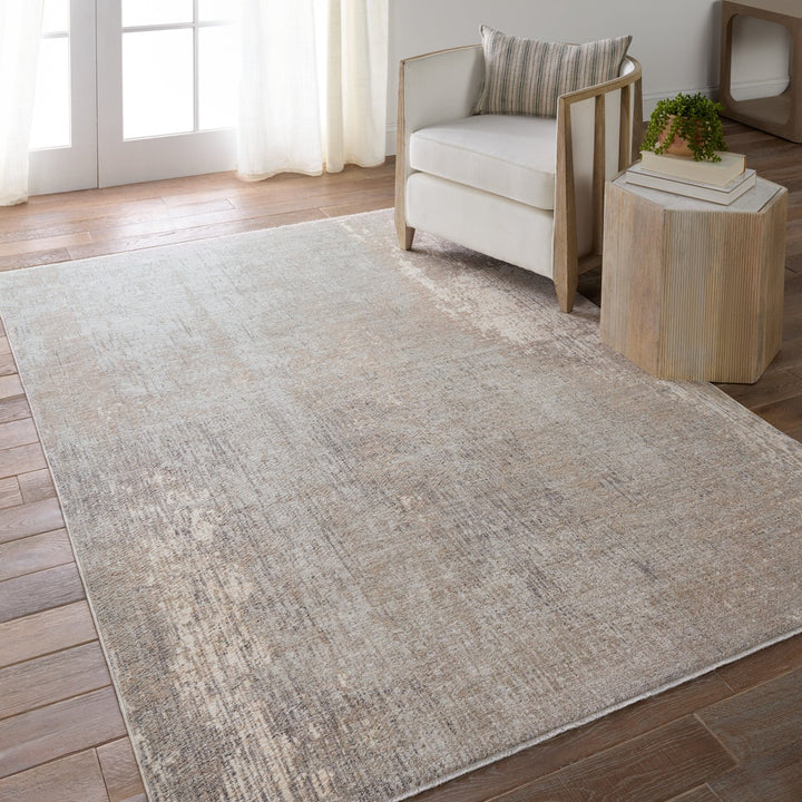 Jaipur Living Kosta Abstract Taupe/ Silver Area Rug (8'X10')