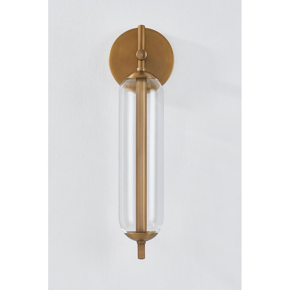 Outdoor Lighting: Wall Blaze Exterior Wall Sconce - Patina Brass