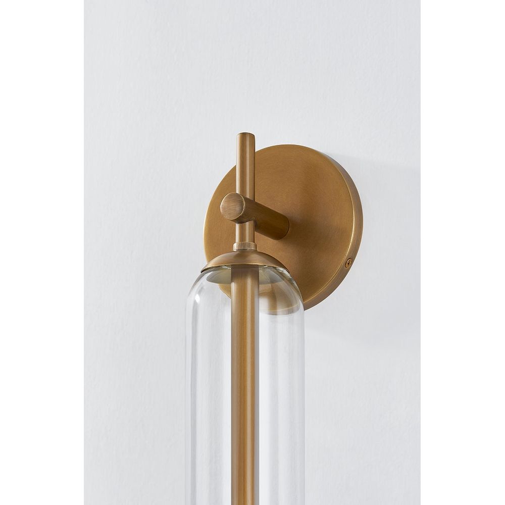 Outdoor Lighting: Wall Blaze Exterior Wall Sconce - Patina Brass