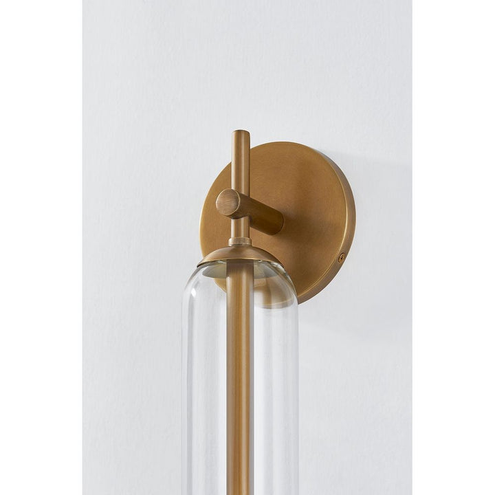 Outdoor Lighting: Wall Blaze Exterior Wall Sconce - Patina Brass