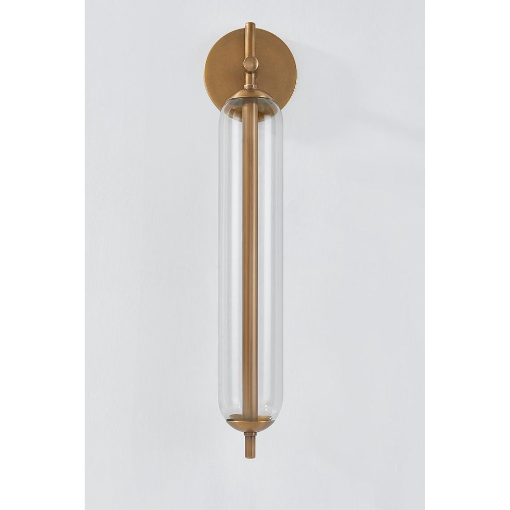 Outdoor Lighting: Wall Blaze Exterior Wall Sconce - Patina Brass