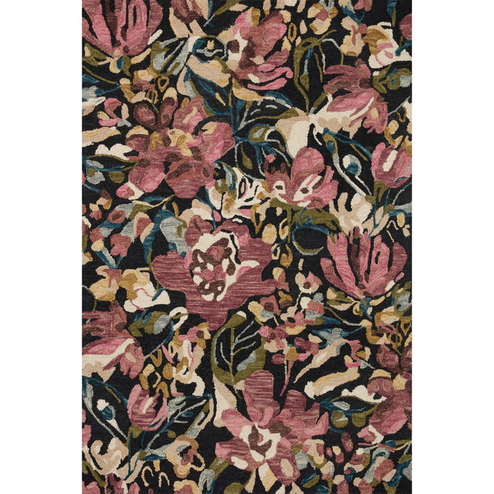 Loloi Belladonna Black / Berry 7'-9" x 9'-9" Area Rug