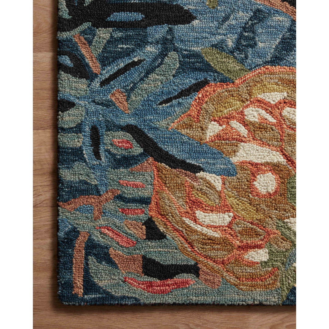 Loloi Belladonna Black / Fiesta 2'-0" x 5'-0" Accent Rug