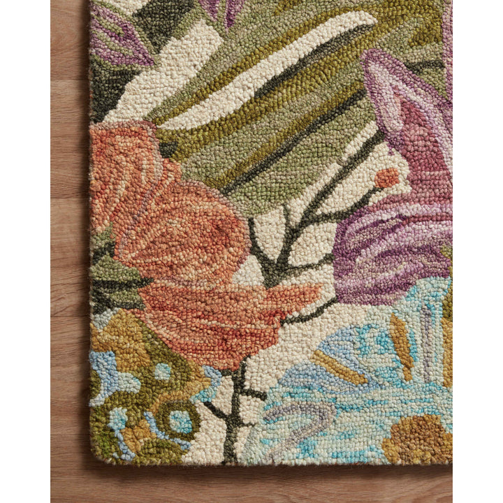 Loloi Belladonna Ivory / Multi 5'-0" x 7'-6" Area Rug