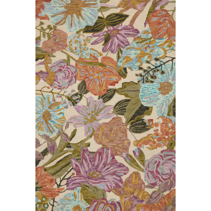 Loloi Belladonna Ivory / Multi 5'-0" x 7'-6" Area Rug