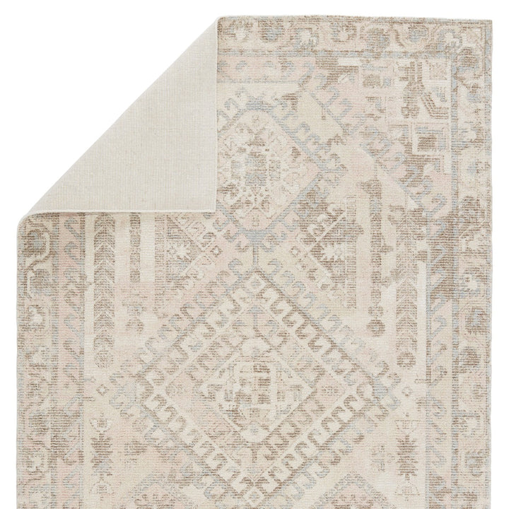 Jaipur Living Arlowe Handmade Medallion Light Brown/ Light Pink Runner Rug (3'X10')