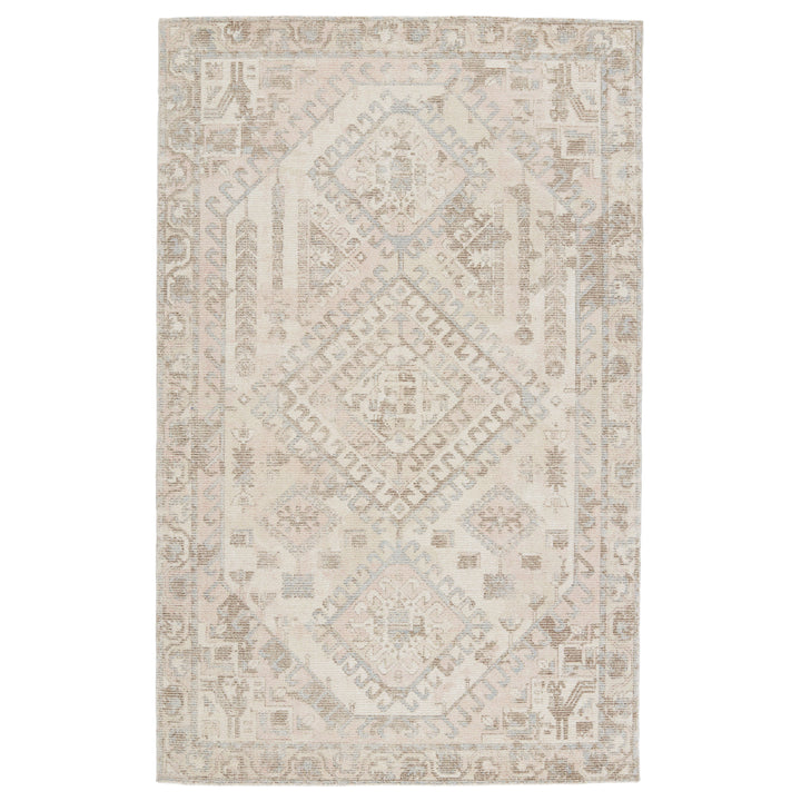 Jaipur Living Arlowe Handmade Medallion Light Brown/ Light Pink Area Rug (6'X9')