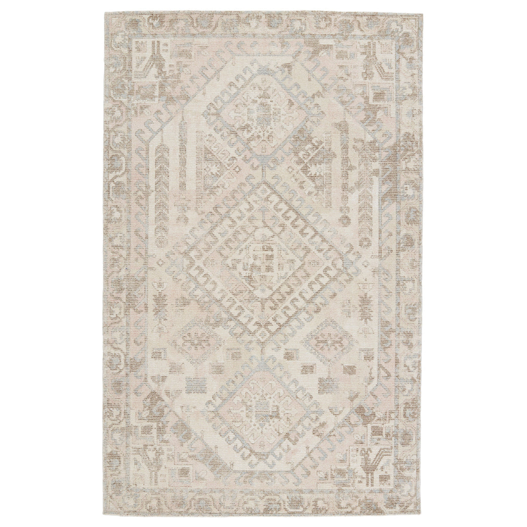 Jaipur Living Arlowe Handmade Medallion Light Brown/ Light Pink Runner Rug (3'X10')