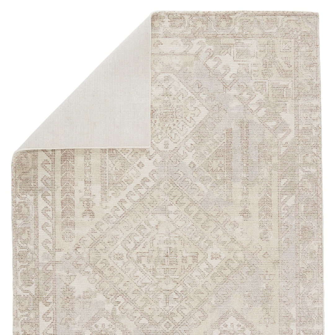 Jaipur Living Arlowe Handmade Medallion Light Taupe/ Cream Area Rug (9'X12')