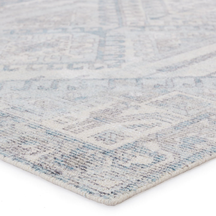 Jaipur Living Arlowe Handmade Medallion Light Blue/ Gray Runner Rug (3'X10')