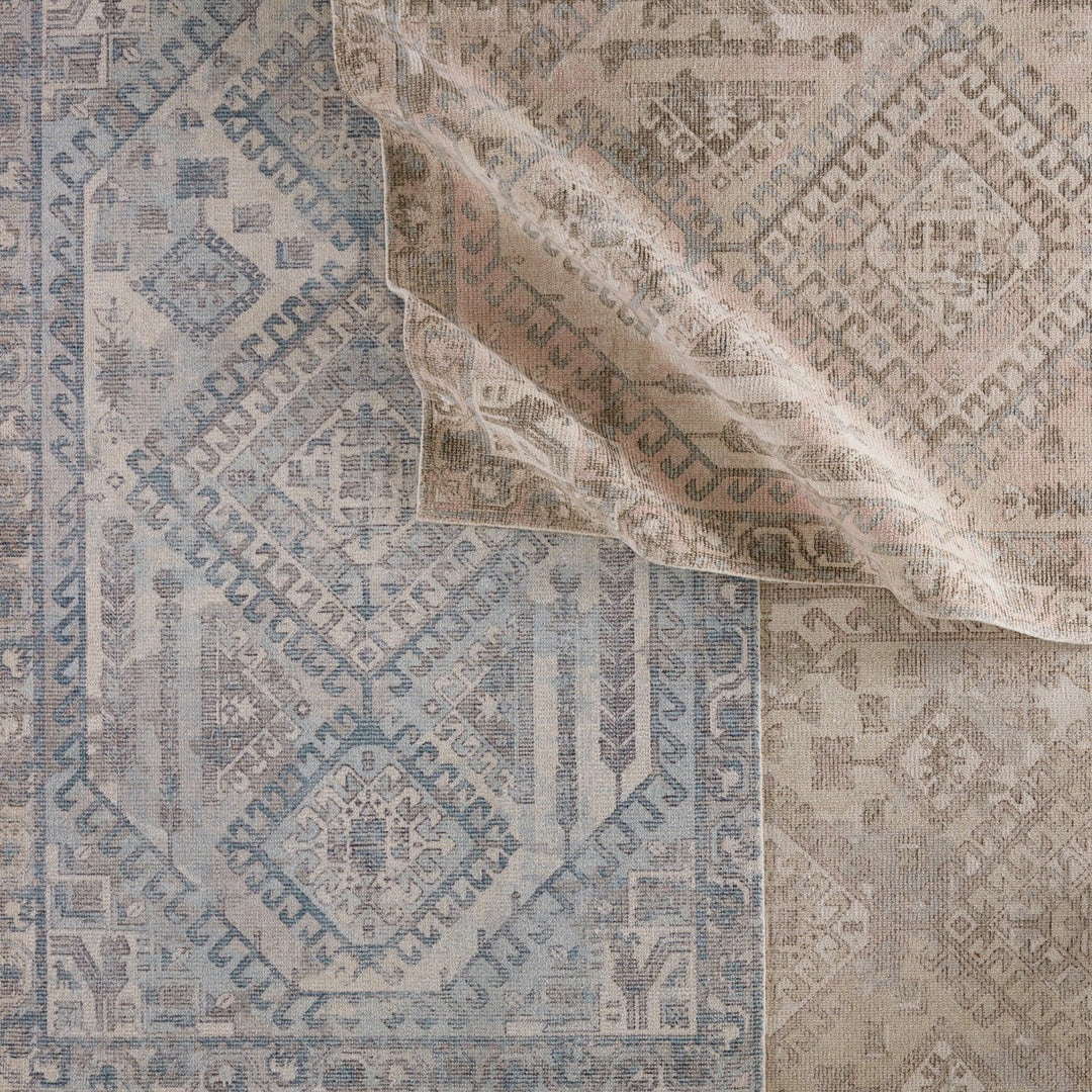 Jaipur Living Arlowe Handmade Medallion Light Blue/ Gray Runner Rug (3'X10')