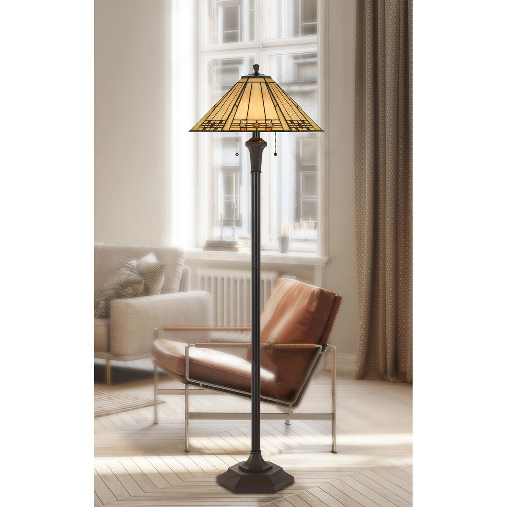 Tiffany Floor Lamp-Cal Lighting-CAL-BO-2676FL-Floor Lamps-2-France and Son