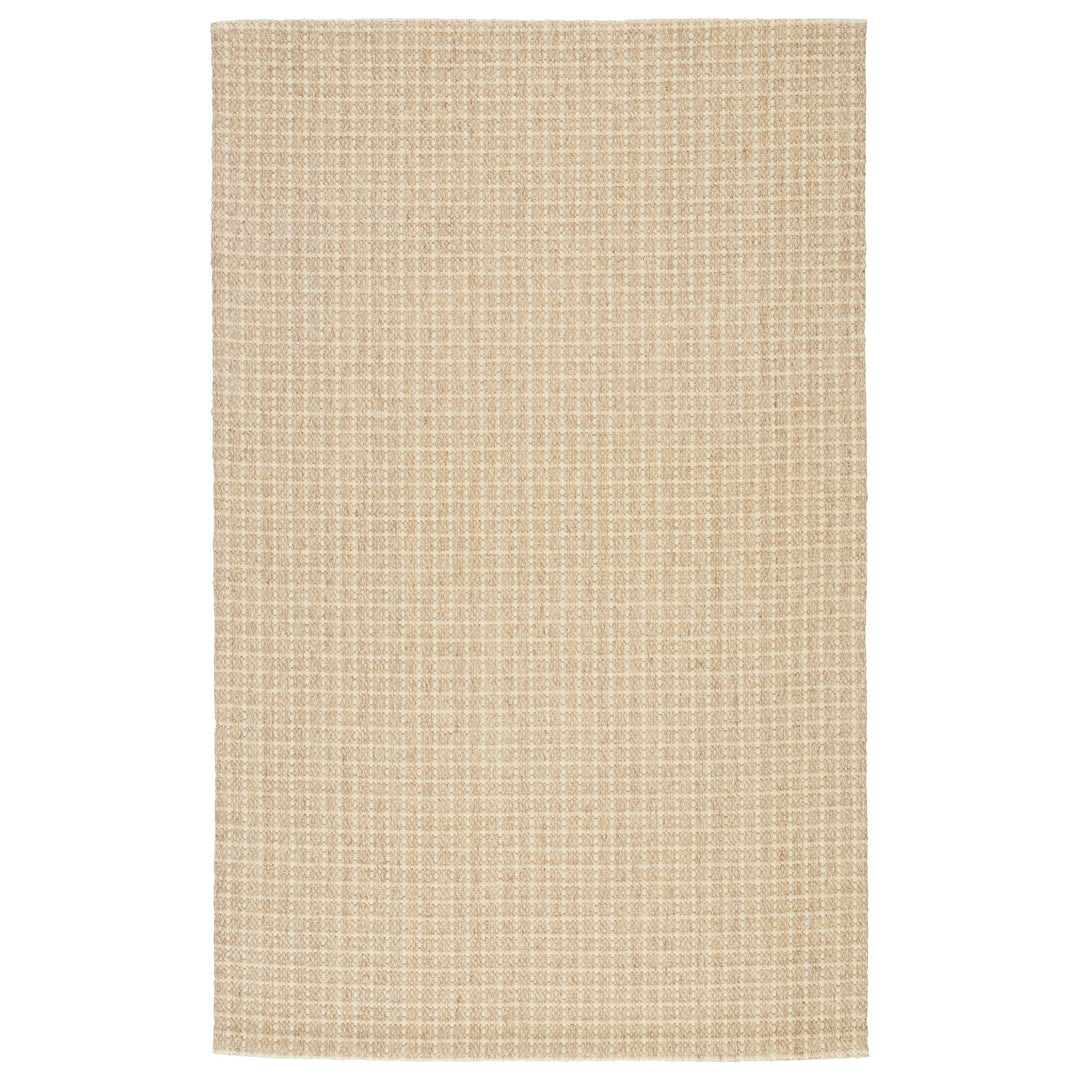 Jaipur Living Tane Natural Solid Beige/ Ivory Area Rug (8'X10')