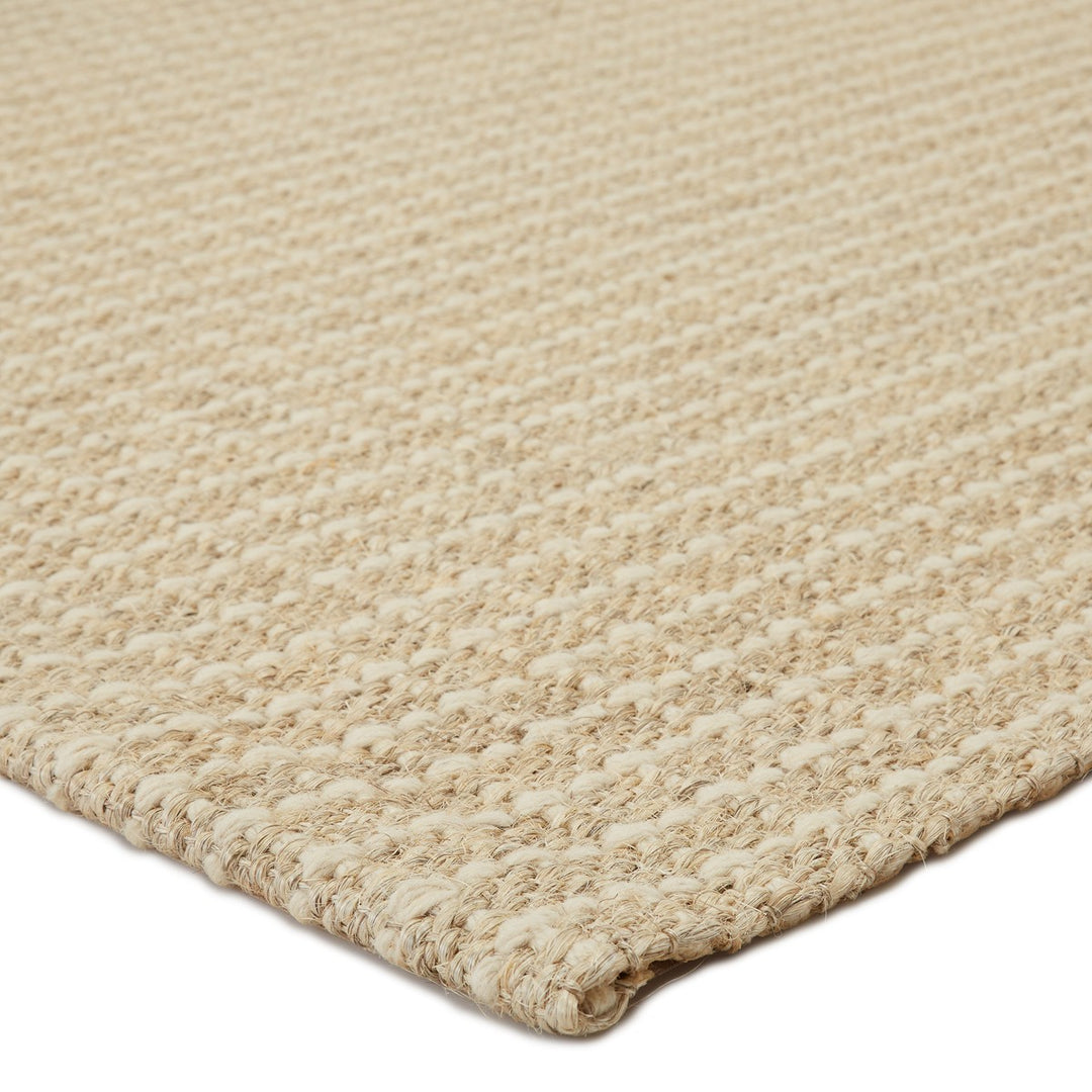 Jaipur Living Tane Natural Solid Beige/ Ivory Area Rug (8'X10')