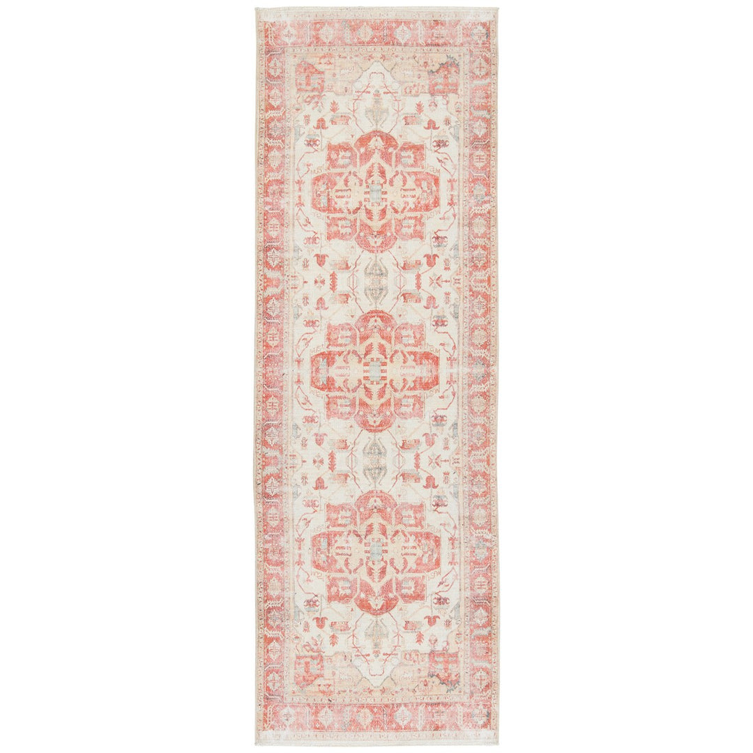 Jaipur Living Rhoda Medallion Orange/ Ivory Area Rug (6'X9')