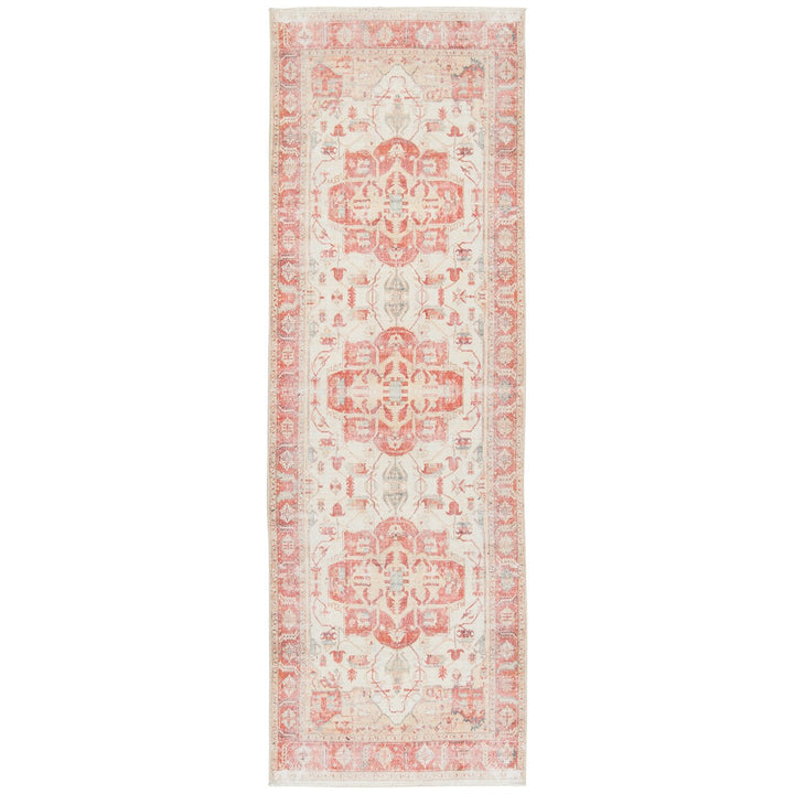 Jaipur Living Rhoda Medallion Orange/ Ivory Area Rug (6'X9')