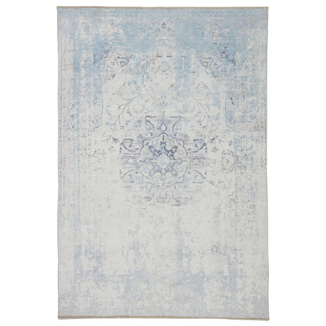 Jaipur Living Contessa Medallion Blue/ White Area Rug (10'X14')