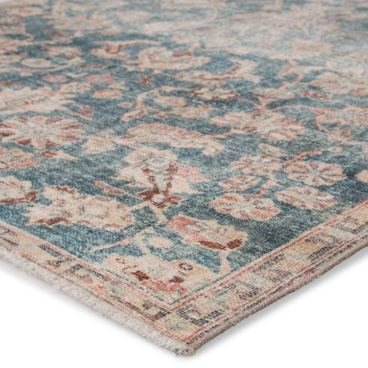 Jaipur Living Bardia Oriental Dark Teal/ Rust Area Rug (8'10"X11'9")