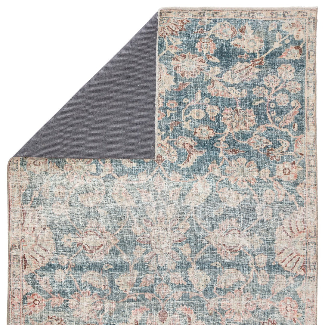 Jaipur Living Bardia Oriental Dark Teal/ Rust Area Rug (10'X14')