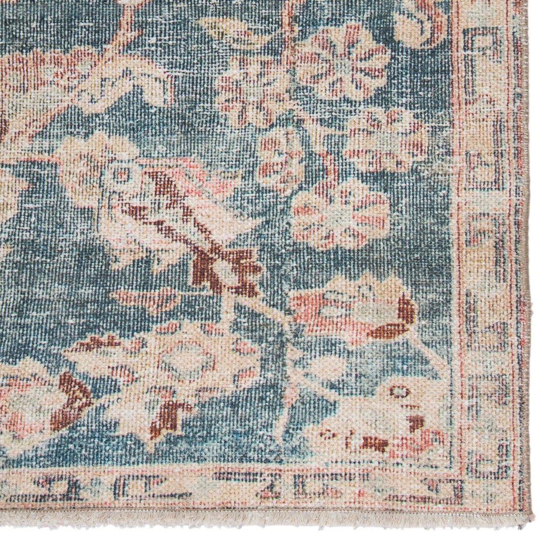 Jaipur Living Bardia Oriental Dark Teal/ Rust Area Rug (8'10"X11'9")