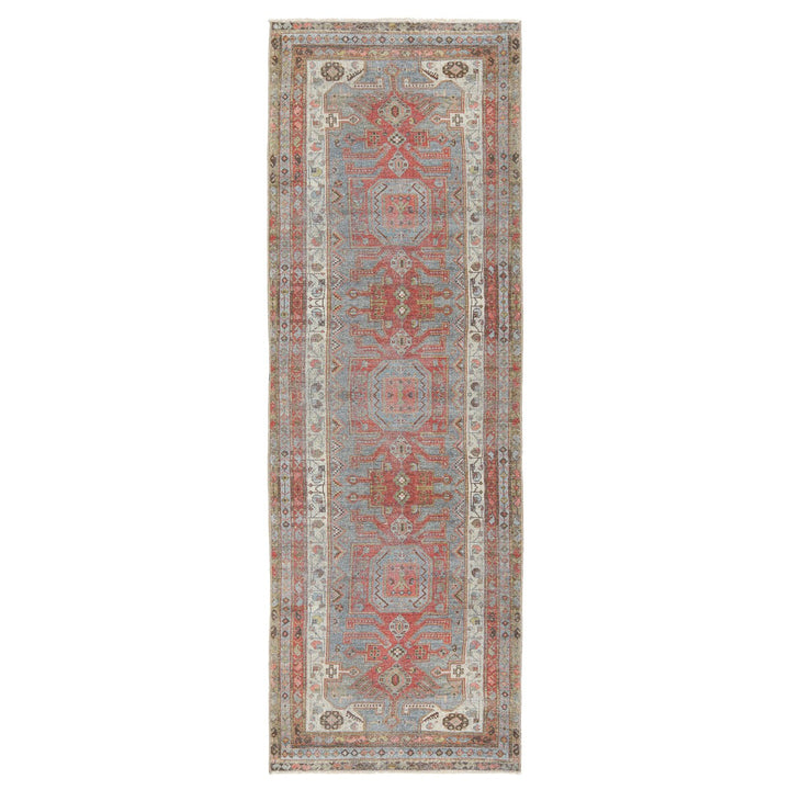 Jaipur Living Palazza Medallion Gray/ Orange Area Rug (7'10"X9'10")