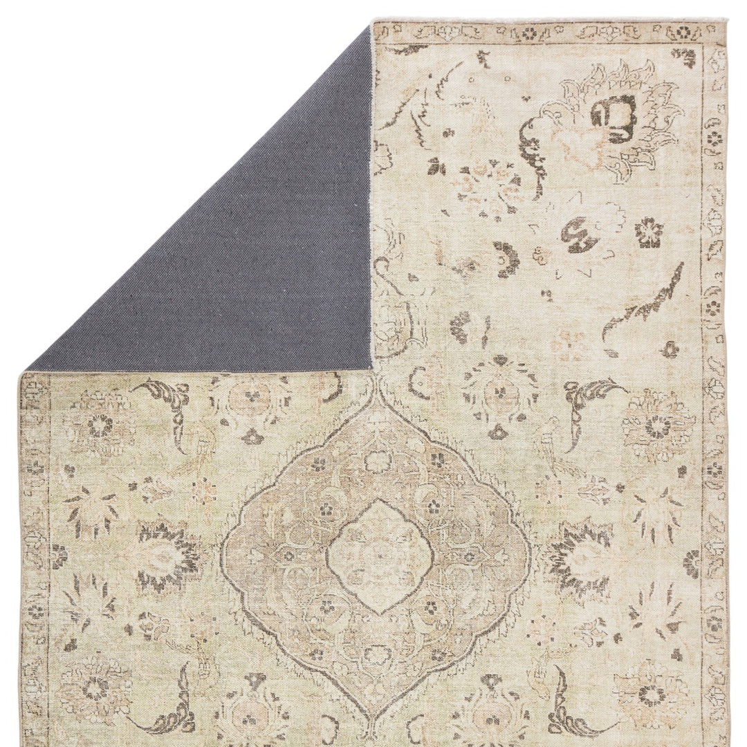 Jaipur Living Victoire Medallion Green/ Gray Area Rug (5'X8')