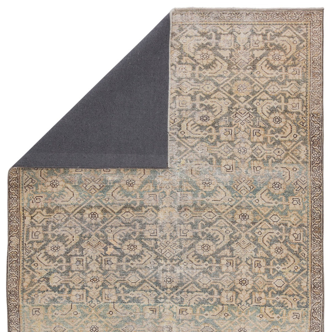 Jaipur Living Atkins Trellis Gold/ Green Area Rug (7'10"X9'10")