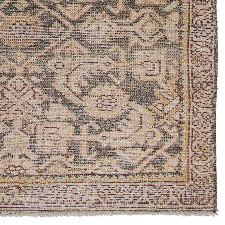 Jaipur Living Atkins Trellis Gold/ Green Area Rug (7'10"X9'10")