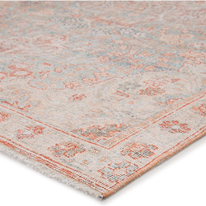 Jaipur Living Fay Medallion Orange/ Light Blue Area Rug (8'10"X11'9")