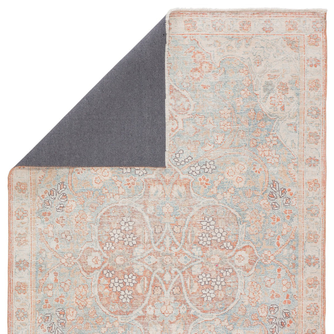 Jaipur Living Fay Medallion Orange/ Light Blue Area Rug (10'X14')