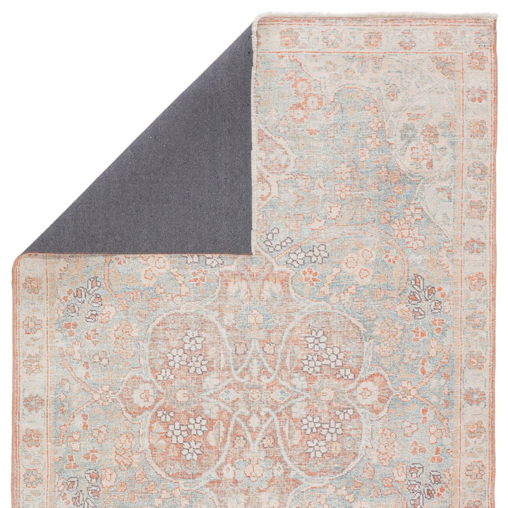 Jaipur Living Fay Medallion Orange/ Light Blue Area Rug (7'10"X9'10")