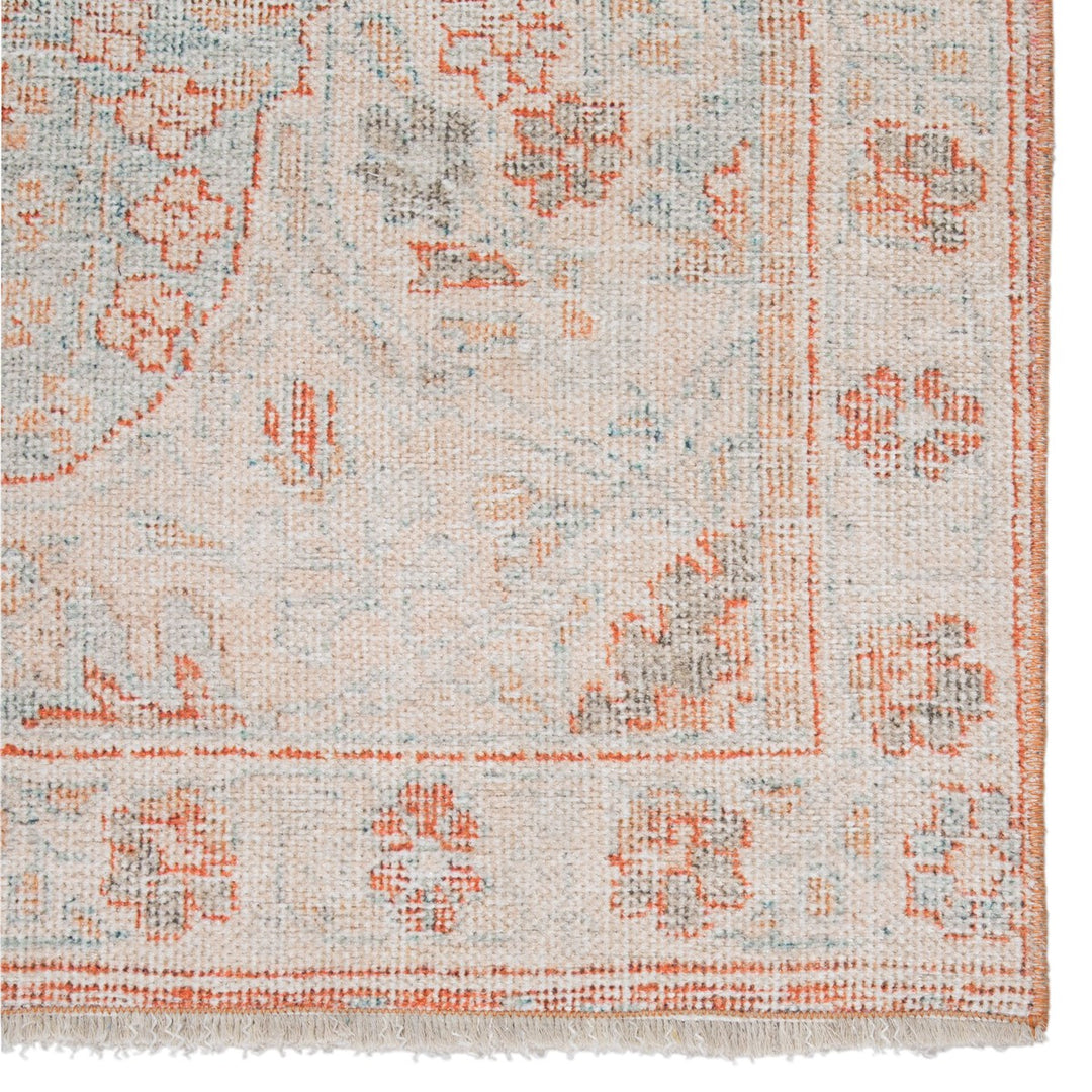 Jaipur Living Fay Medallion Orange/ Light Blue Area Rug (10'X14')